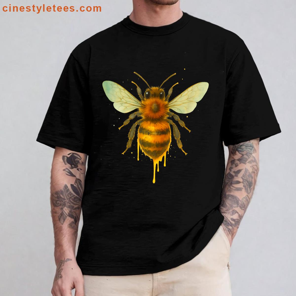 Bee Colourful Watercolour Shirt