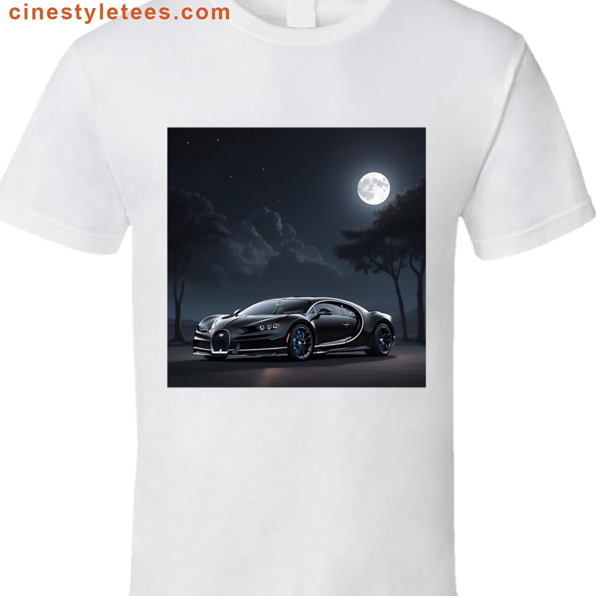 Black Bugatti Chiron Stylish Look Shirt