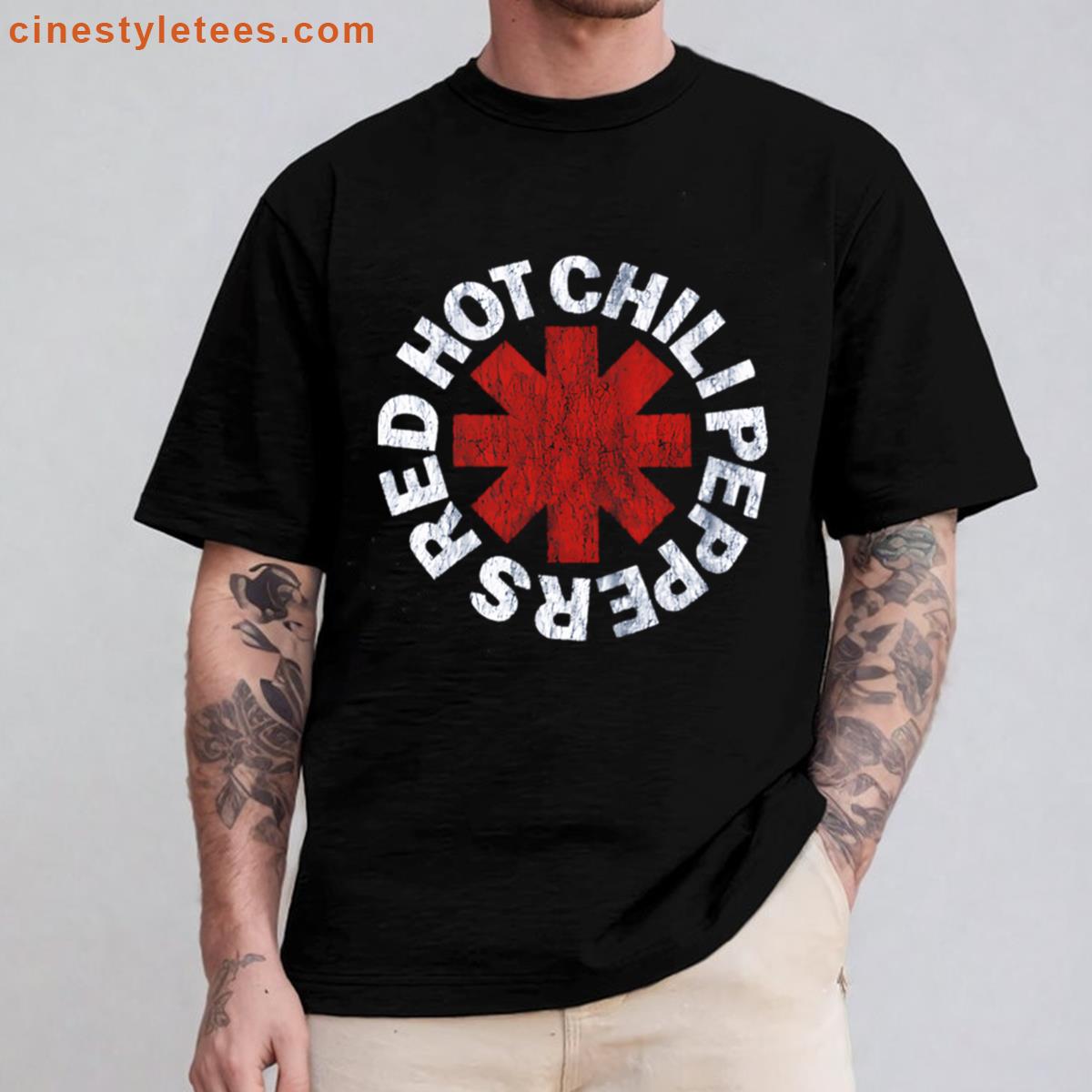 Black Hot Peppers Rock Band Shirt