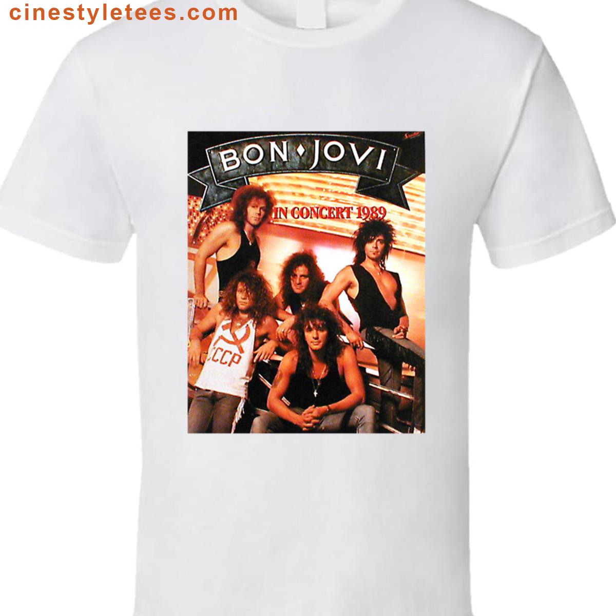 Bon Jovi Concert 1989 Shirt