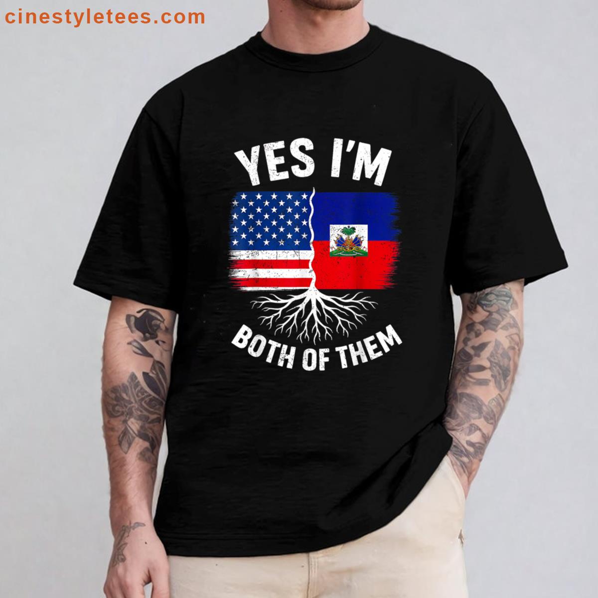 Both Them Usa Haiti Shirt
