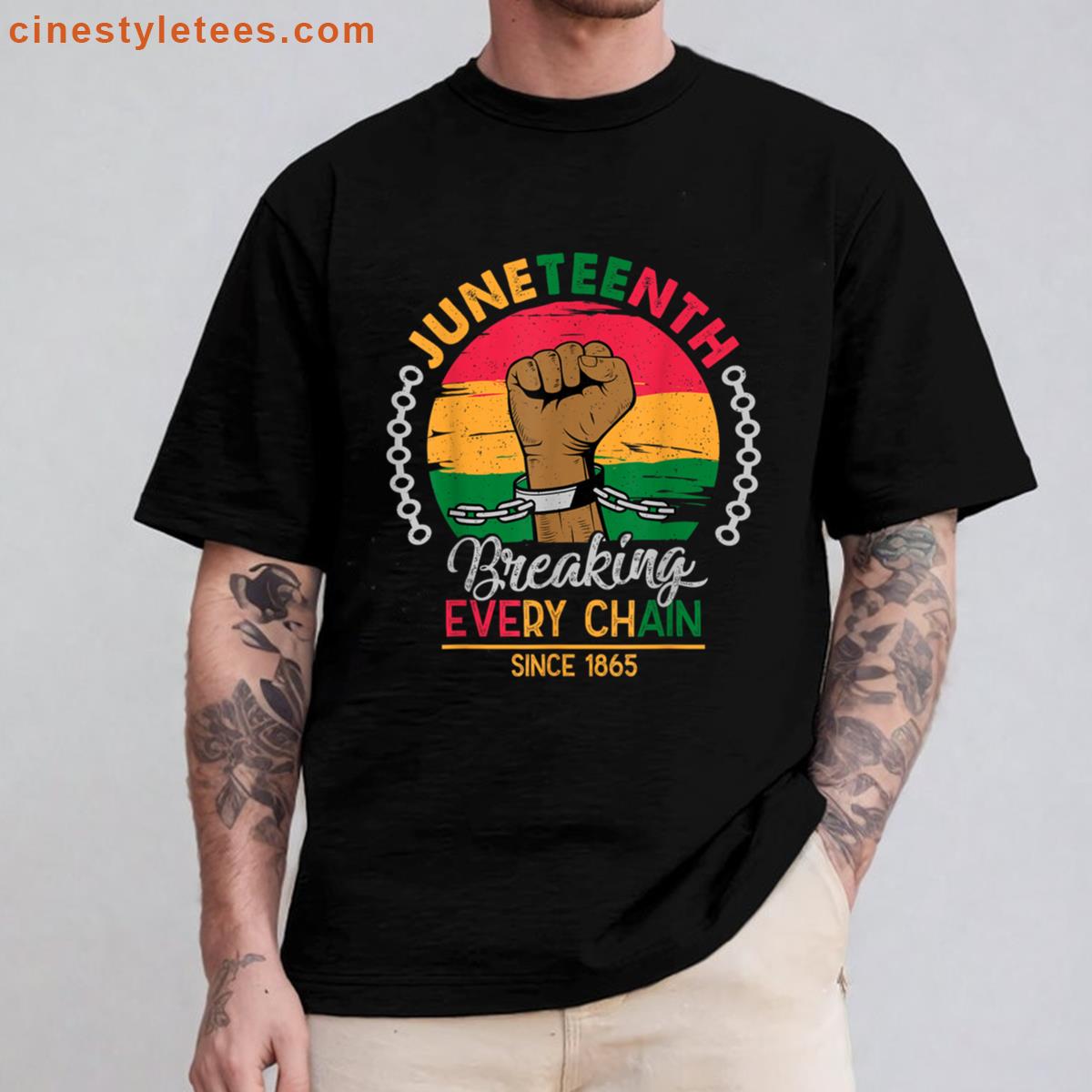Breaking Every Chain Juneteenth Shirt