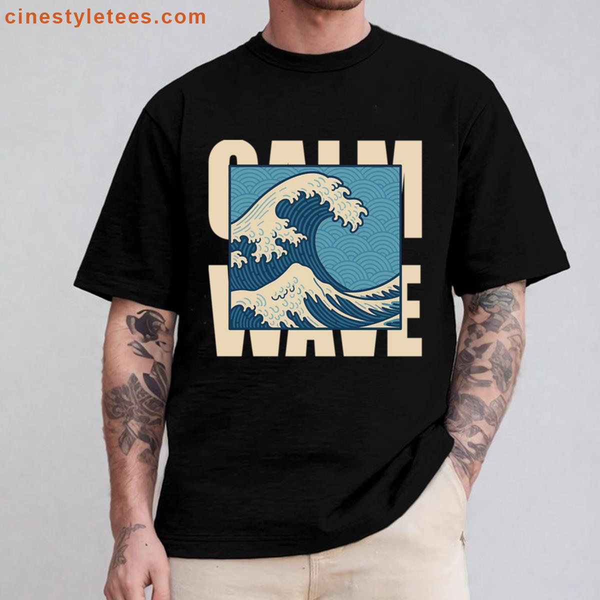 Calm Wave Ocean Art Shirt