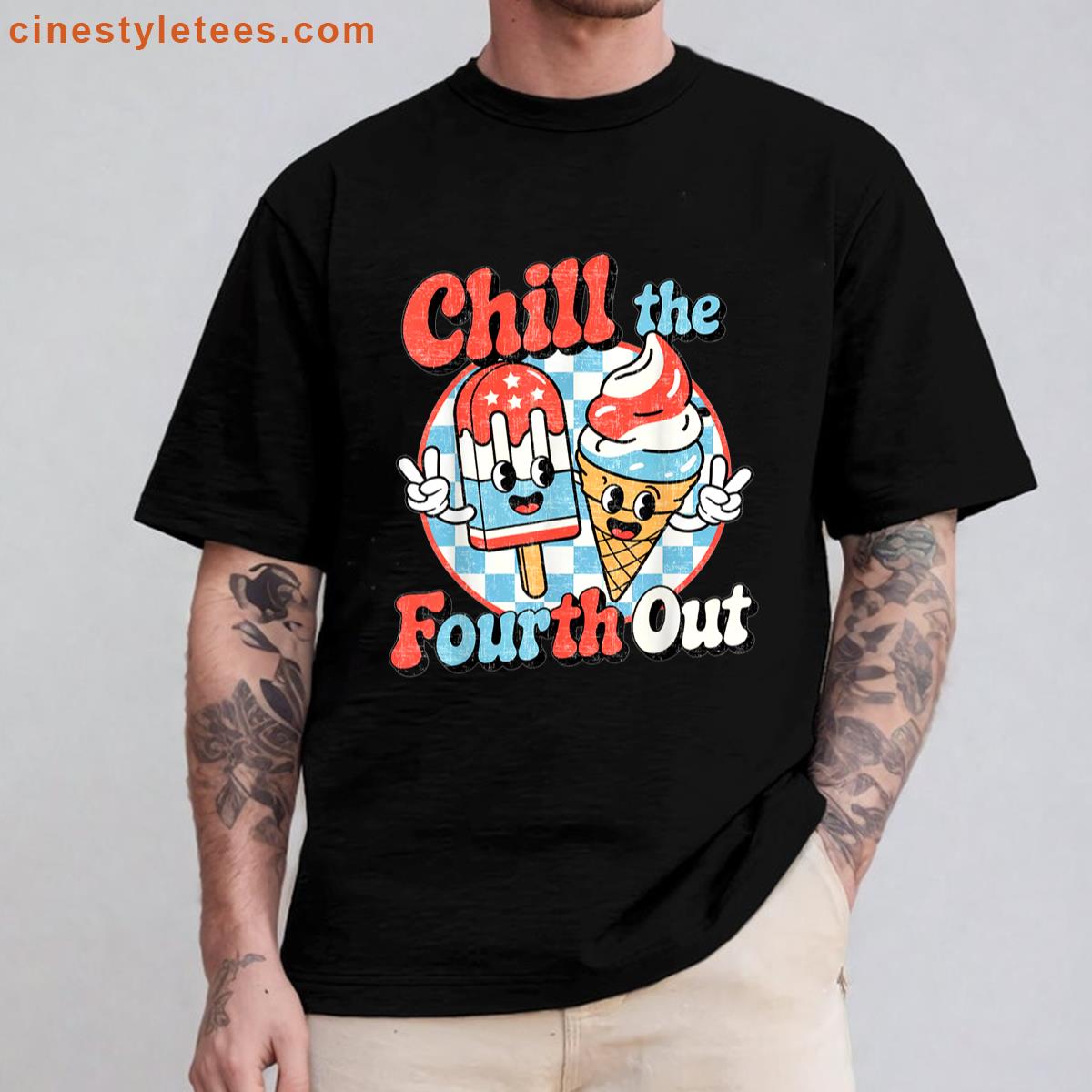 Chill Fourth Of July Popsicle Shirt
