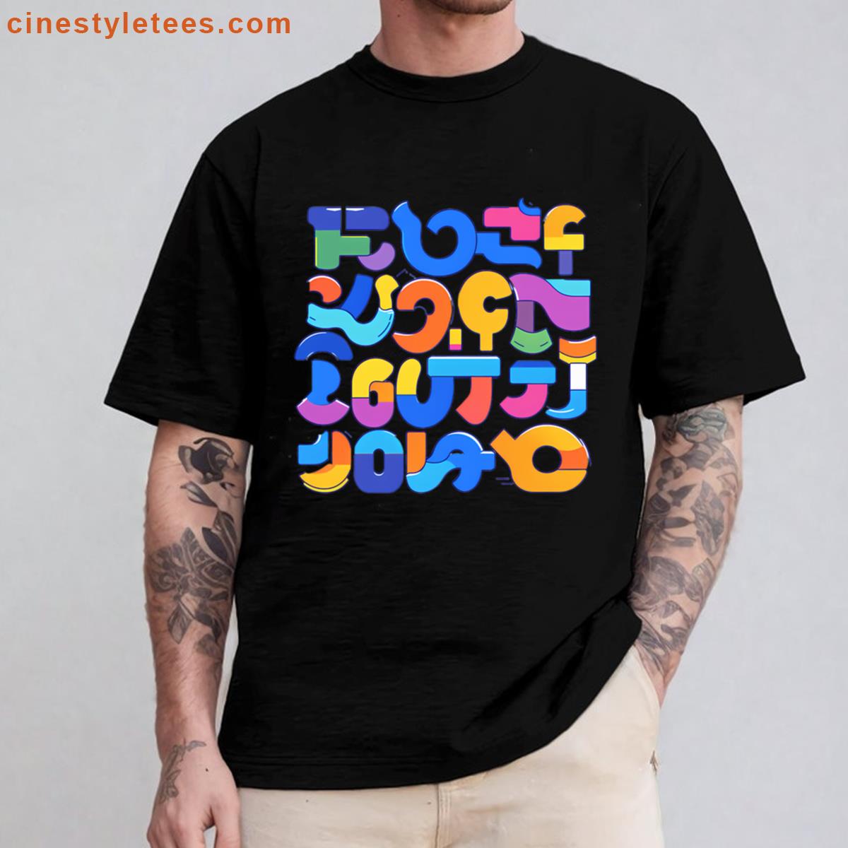 Colorful Abstract Geometries Shirt