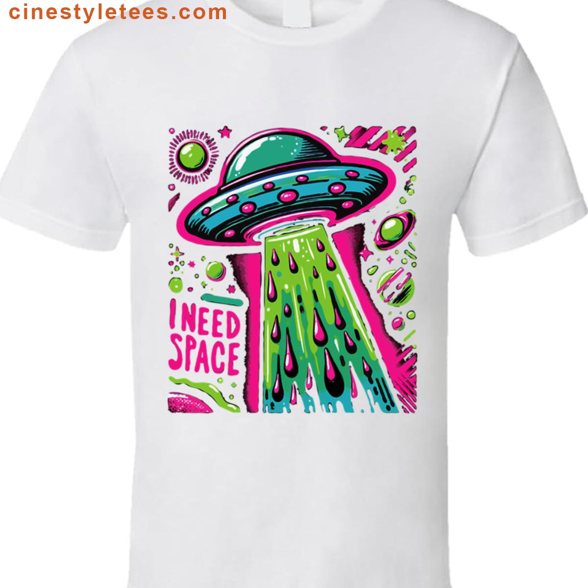 Colorful Ufo Space Exploration Shirt