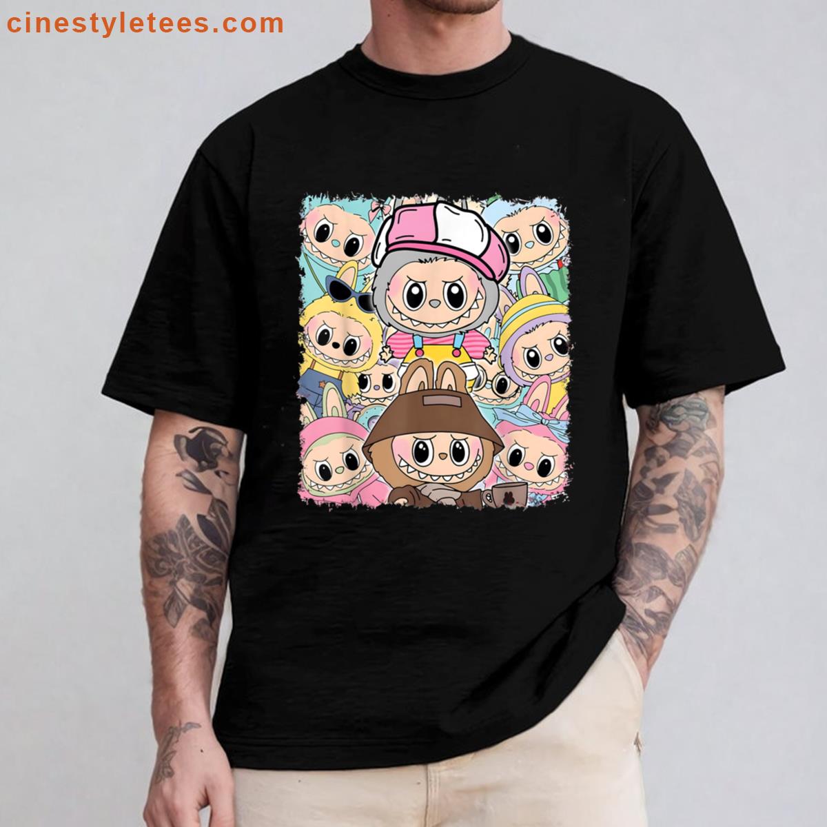 Cute Labubu The Monsters For Fans Shirt