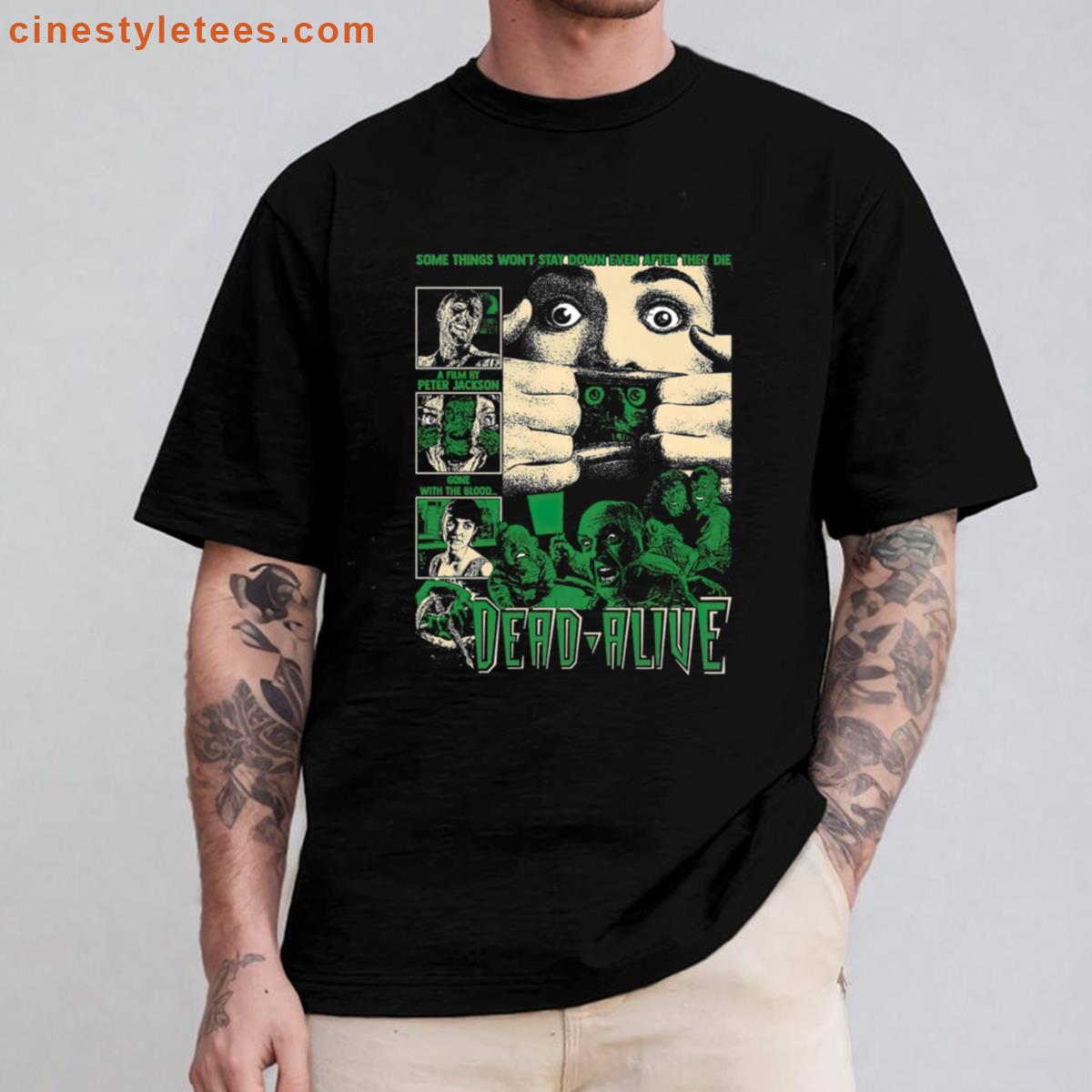 Dead Alive Horror Film Graphic Tee Shirt