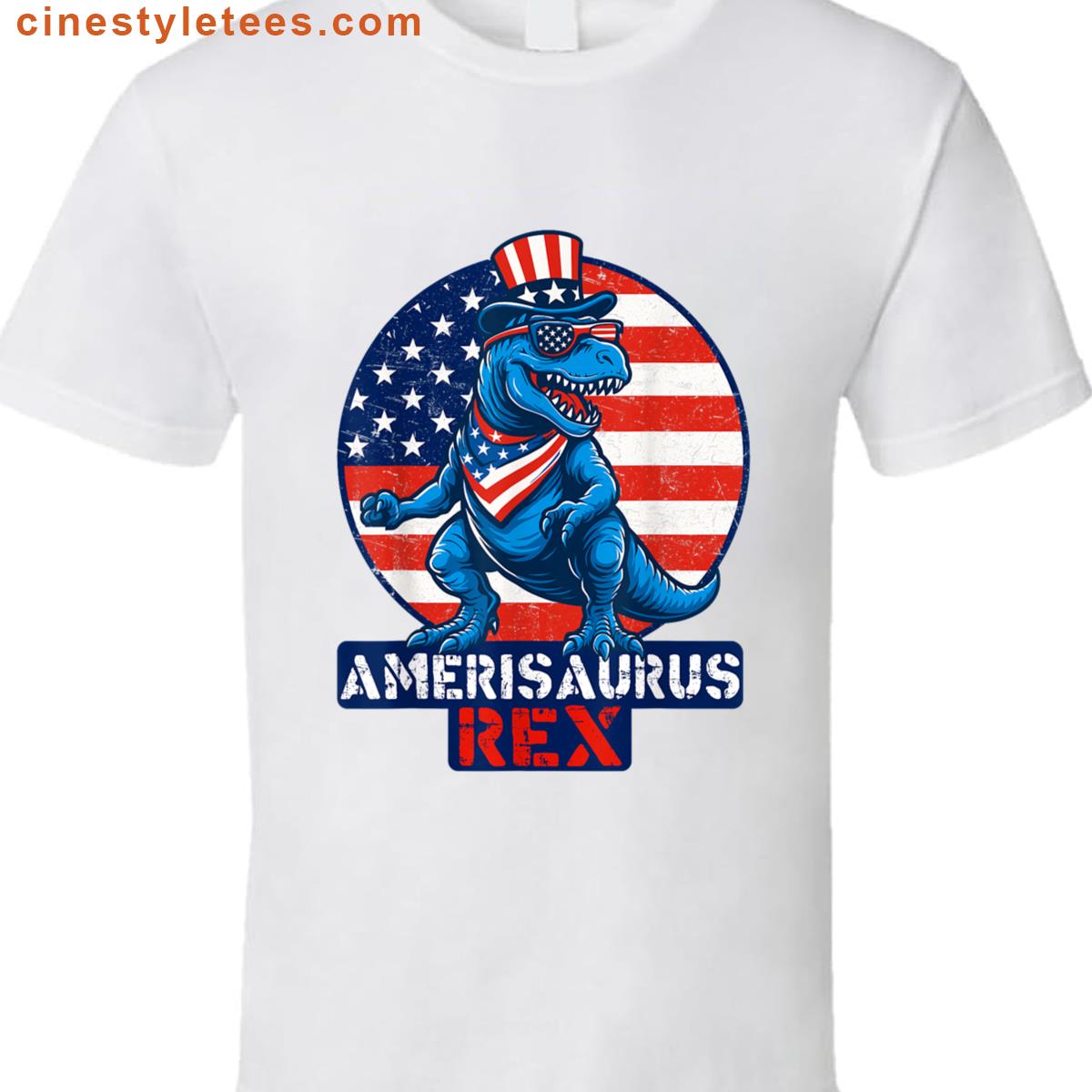 Dinosaur 4th Of July Shirt