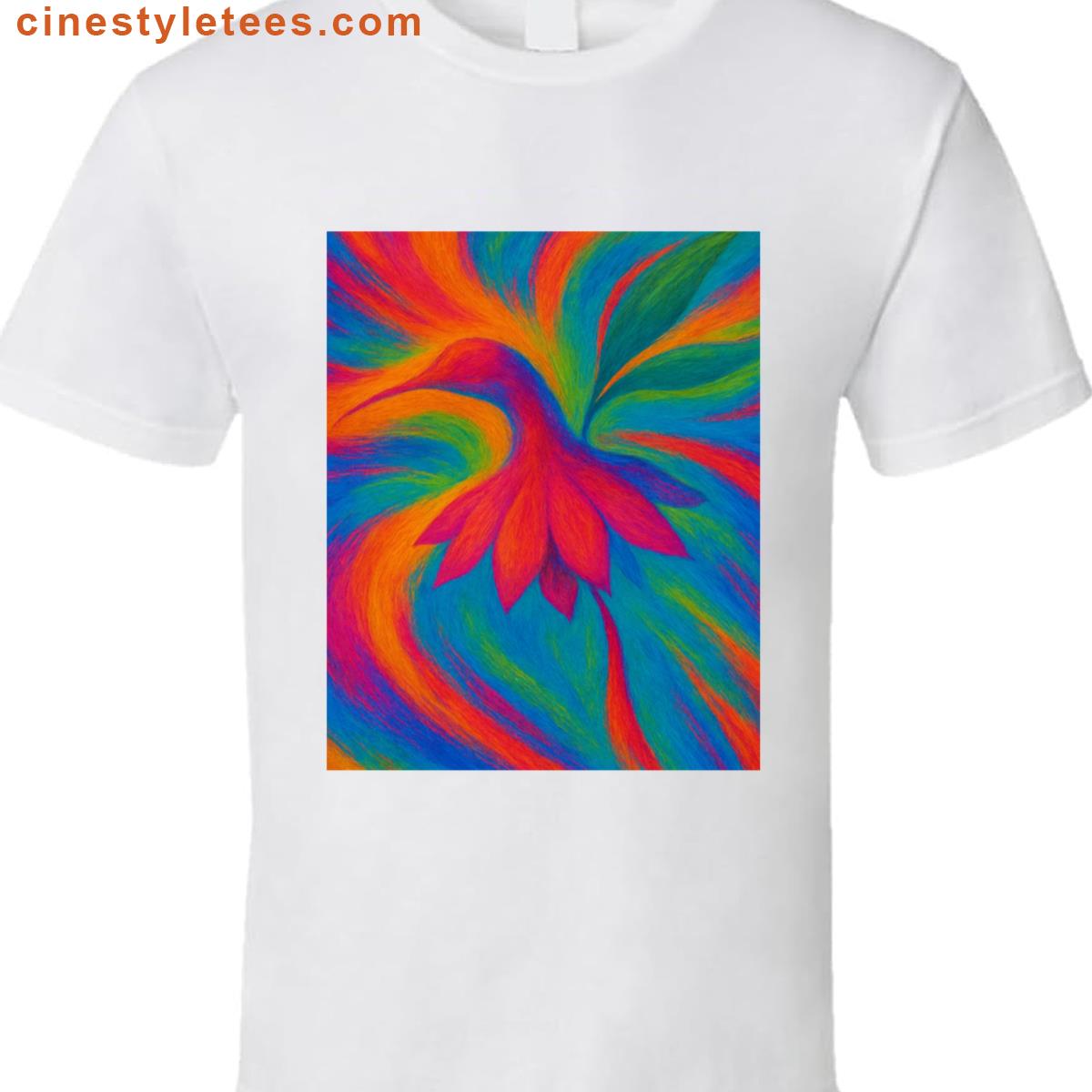 Flight Energy Graphic Vibrant Colors Shirt