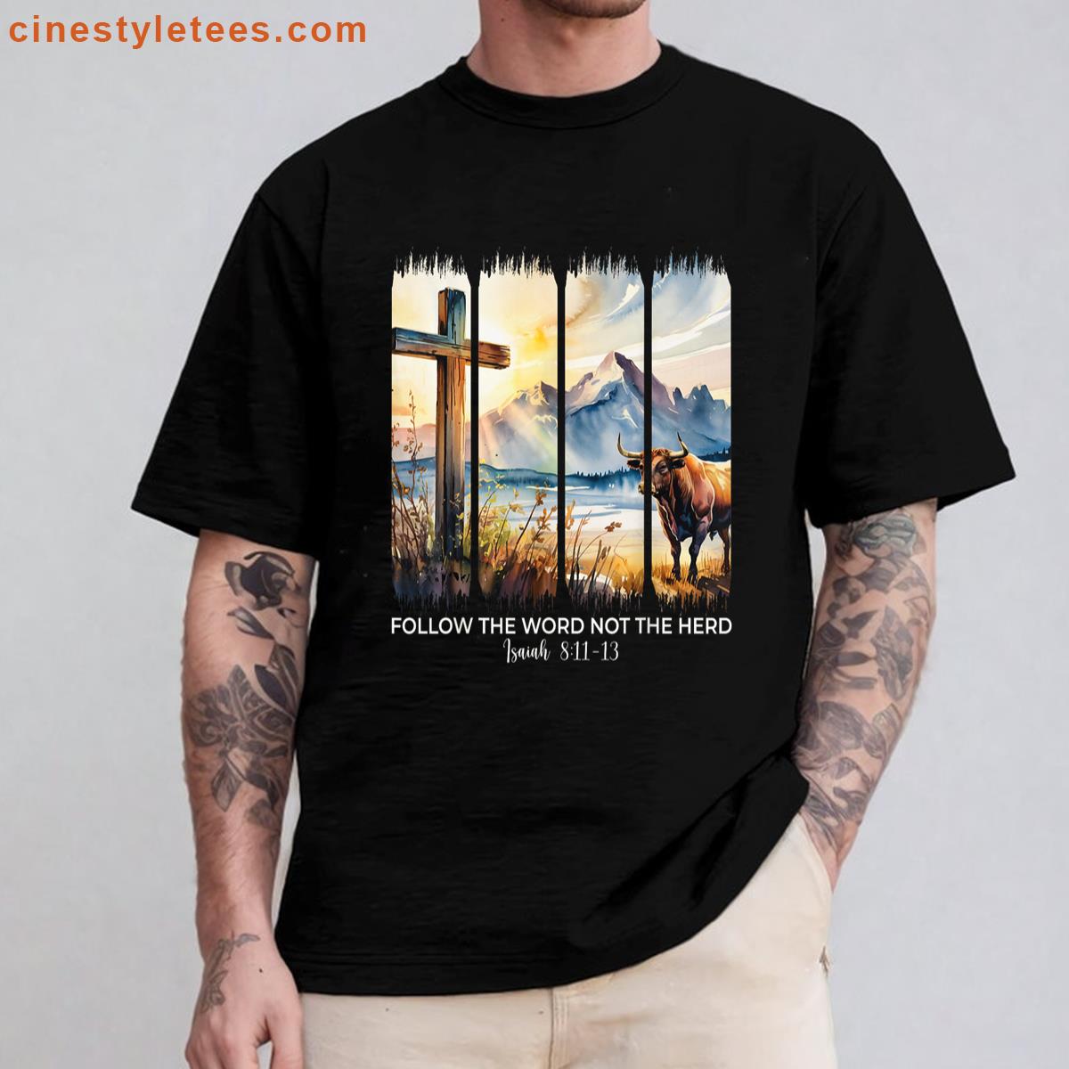 Follow Word Christian Faith Shirt