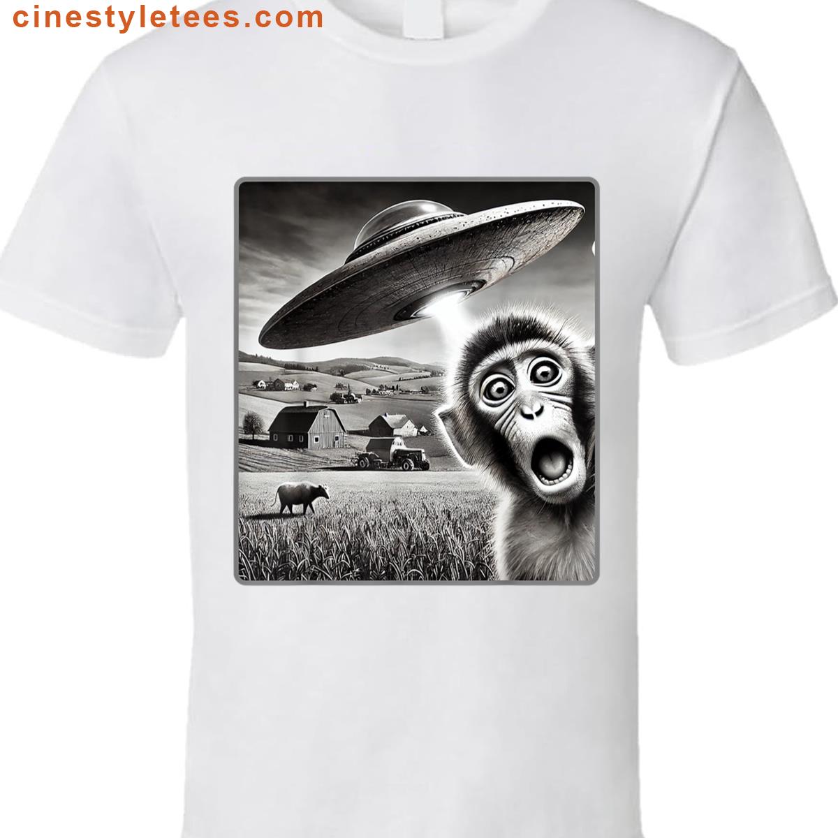 Funny Monkey Selfie Shirt