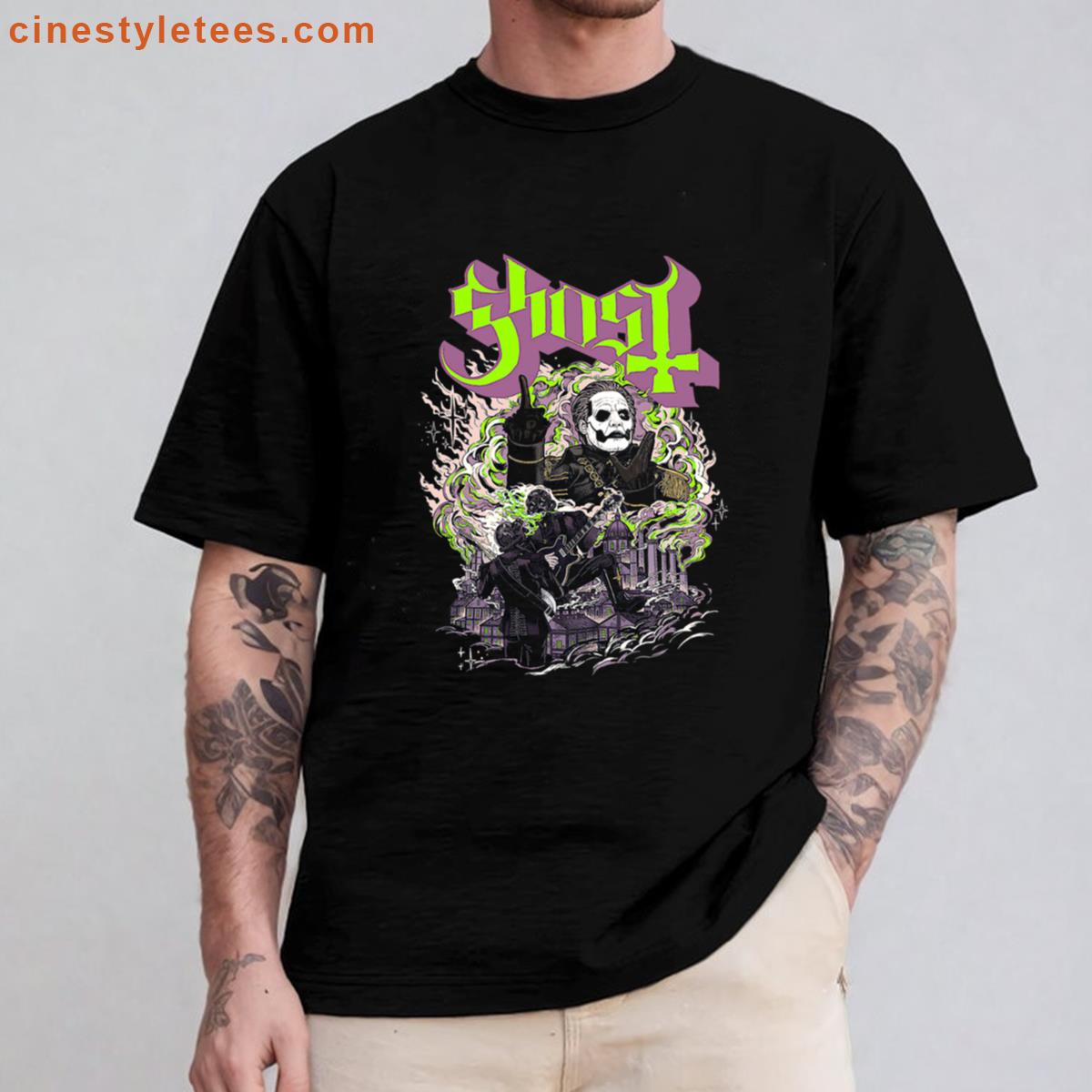 Gho5t Merch Stylish Apparel Shirt