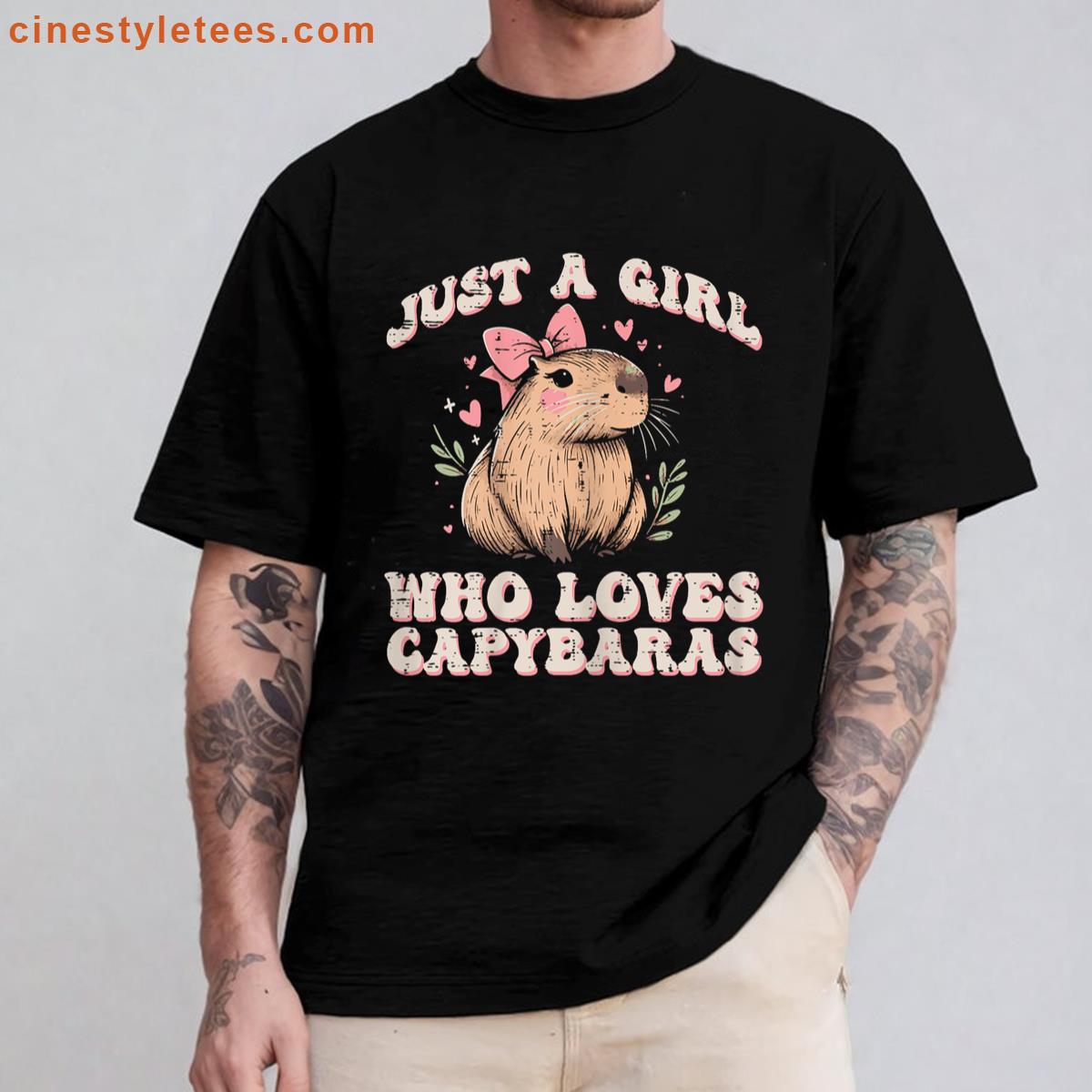 Girl Loves Capybaras Shirt