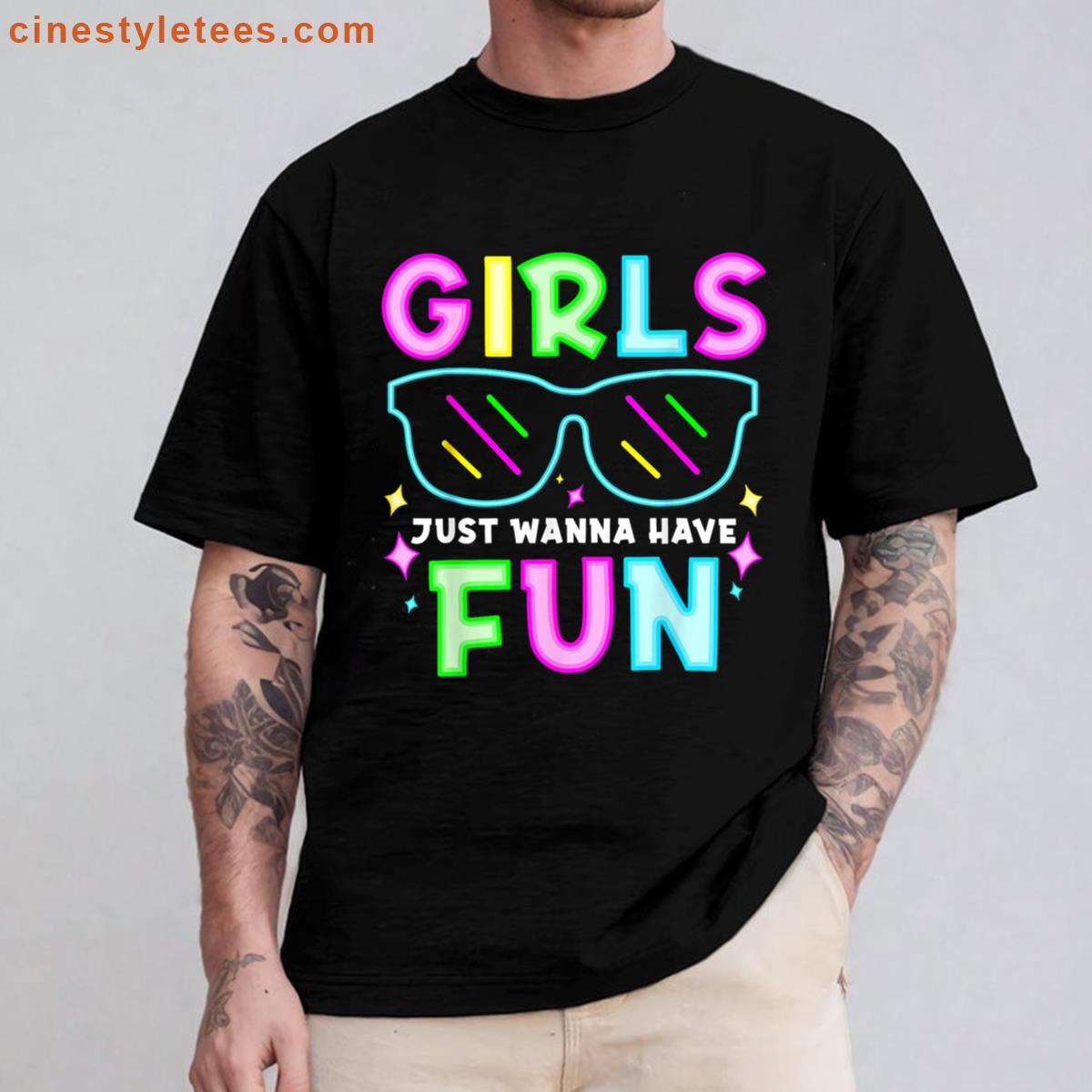 Girls Just Wanna Have Fun Tee Shirt