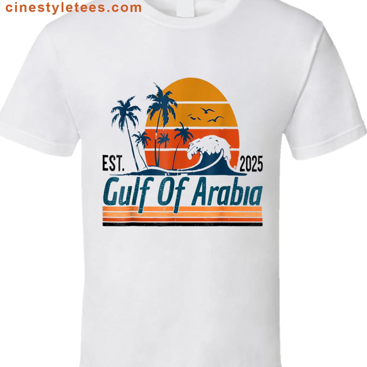 Gulf Of Arabia Est 2025 Design Shirt