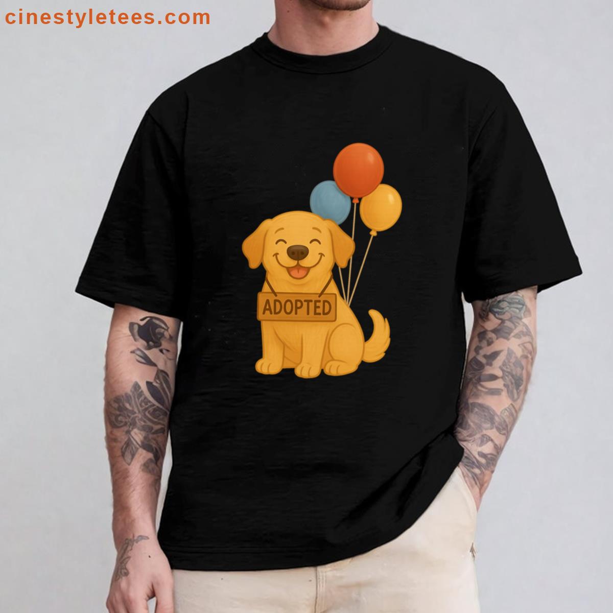 Happy Adopted Labrador Shirt