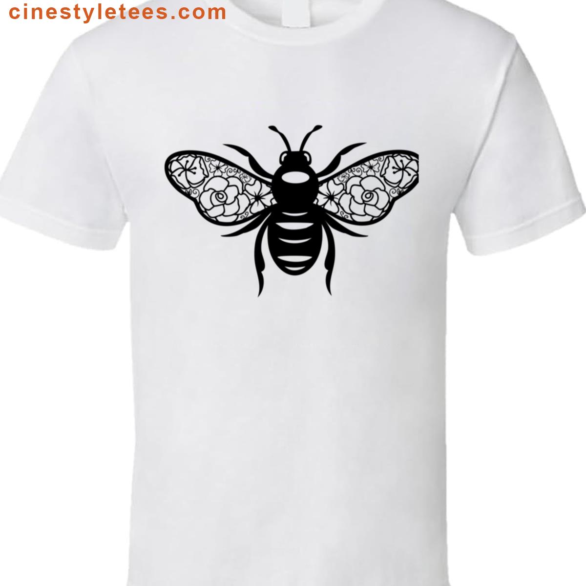 Honey Bee Floral Wings Shirt