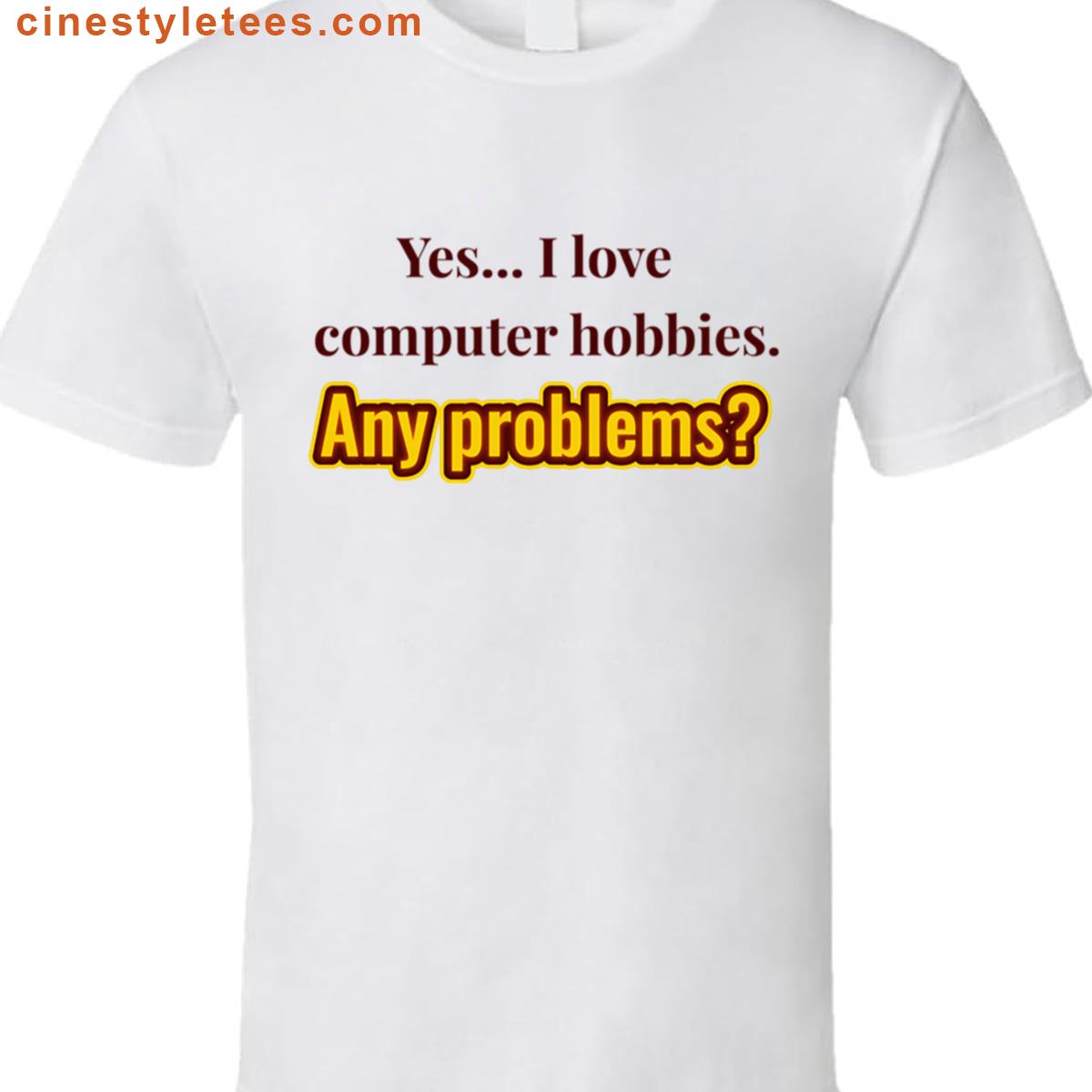 I Love Computer Hobbies Shirt