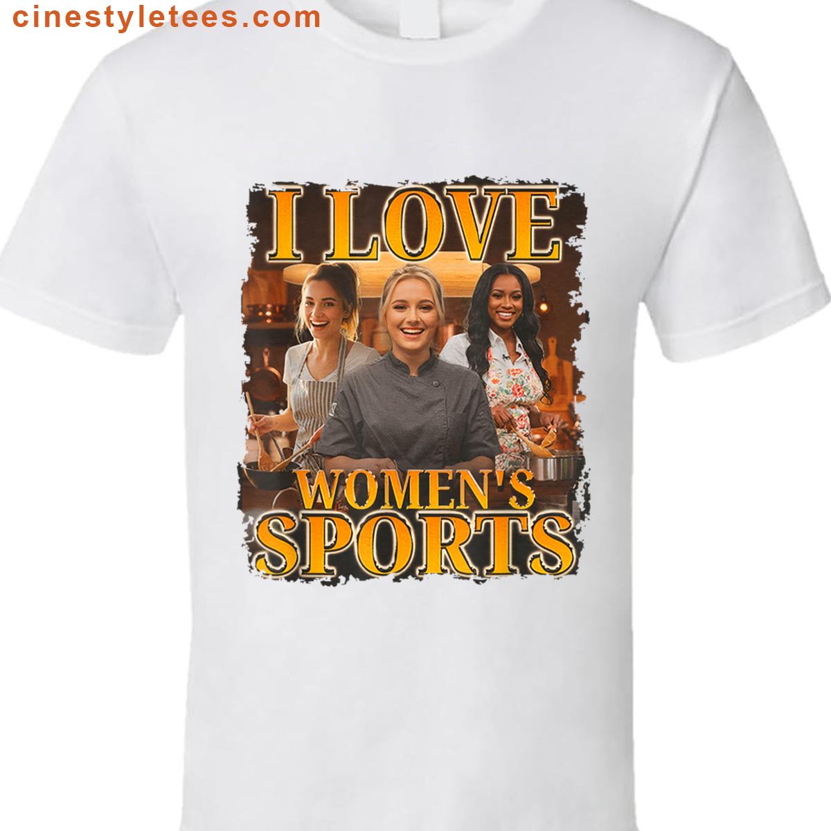 I Love Womens Sports Funny Shirt