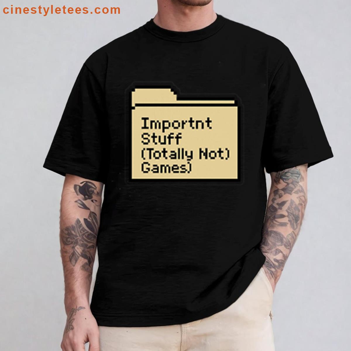 Important Folder Shirt