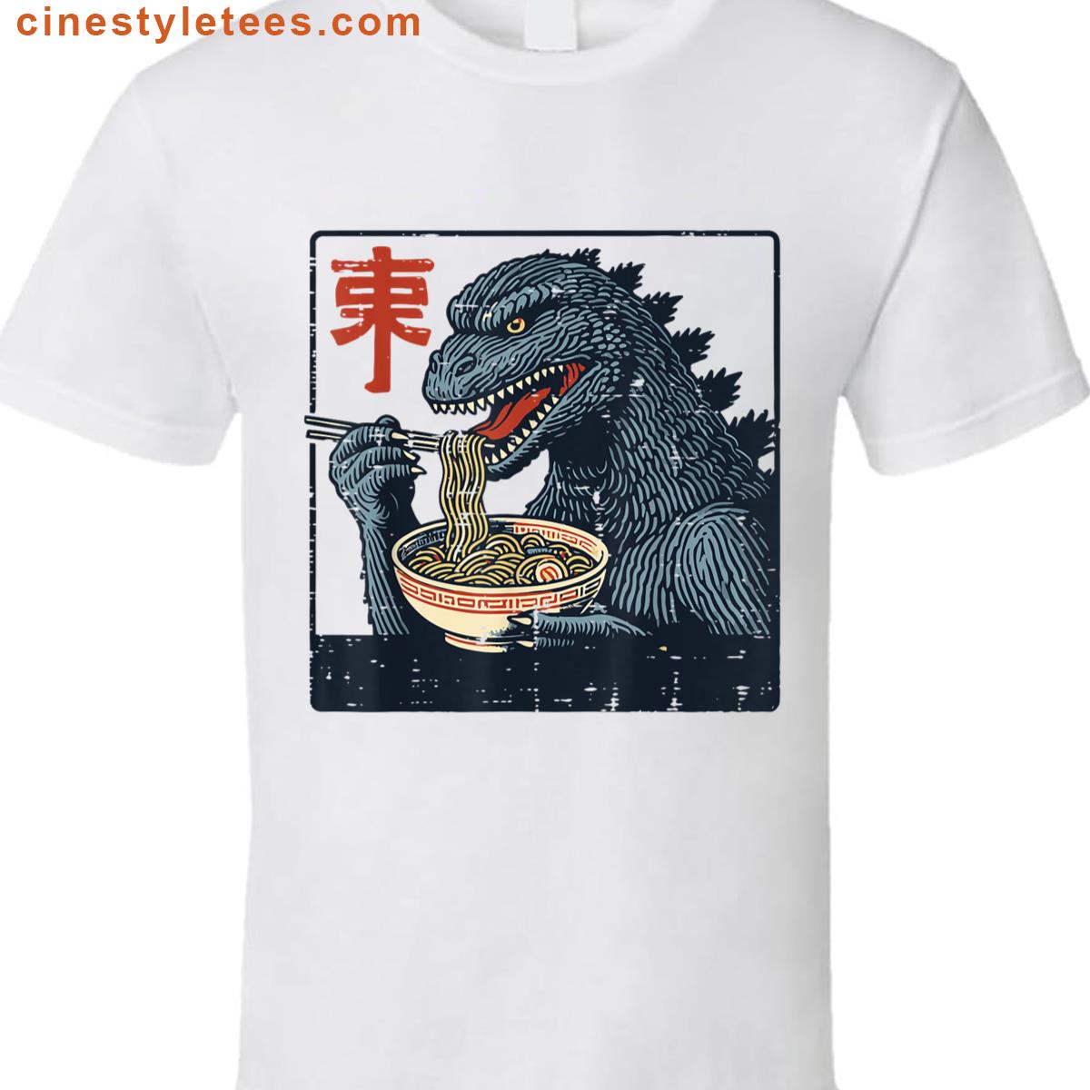 Japanese Kaiju Monster Ramen Art Women Men Kids Shirt