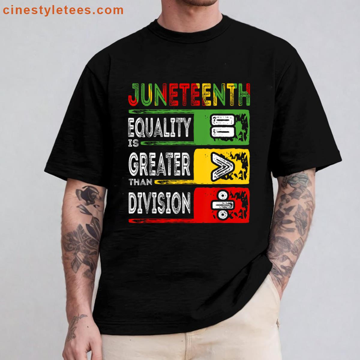 Juneteenth Equality Afro Men Shirt
