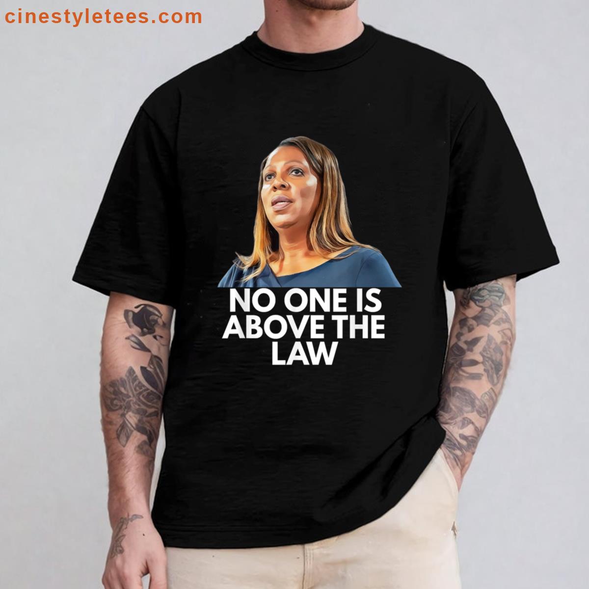 Letitia James Nobody Above Shirt