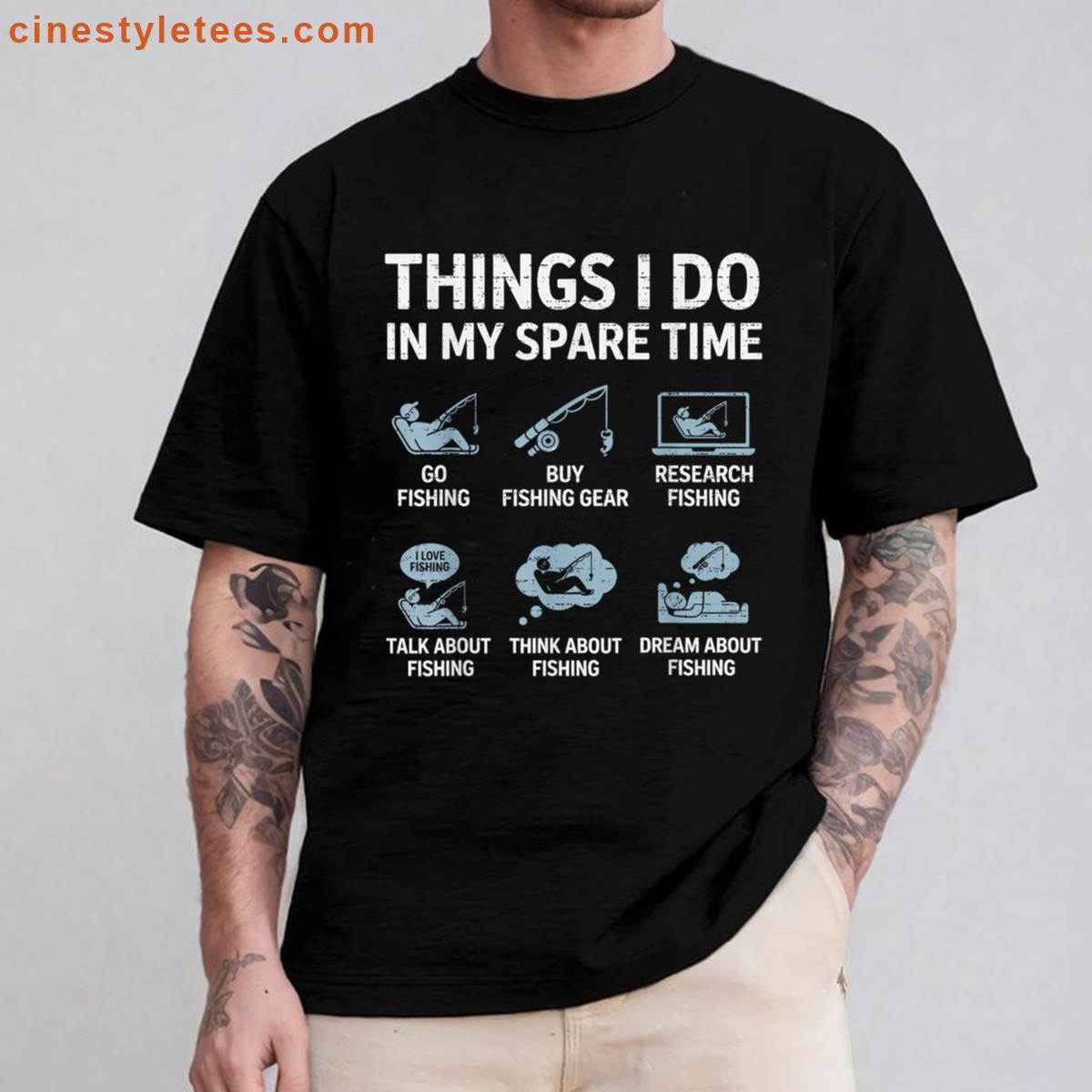 Fishing Humor Spare Time Shirt