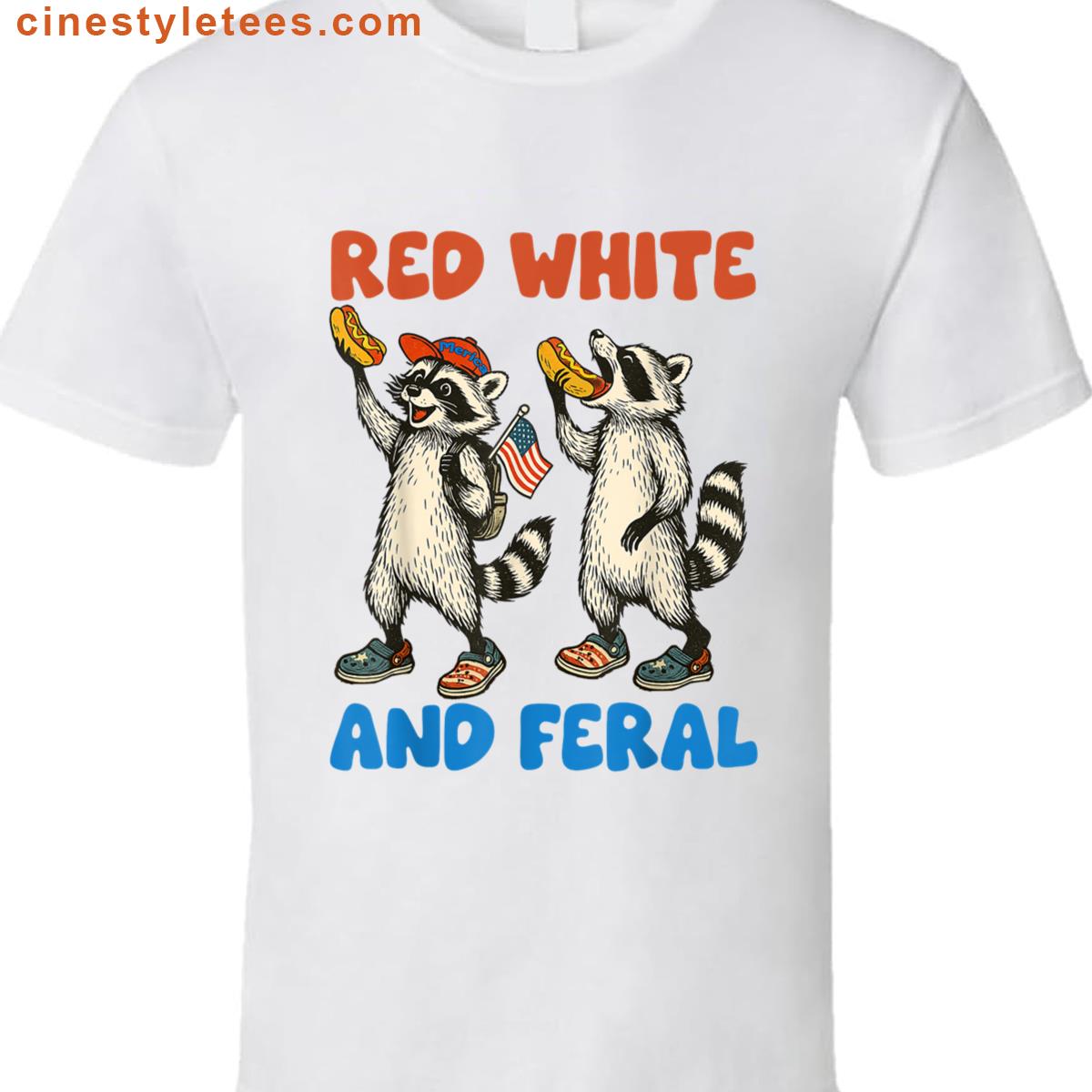Funny Raccoon Patriotic Shirt