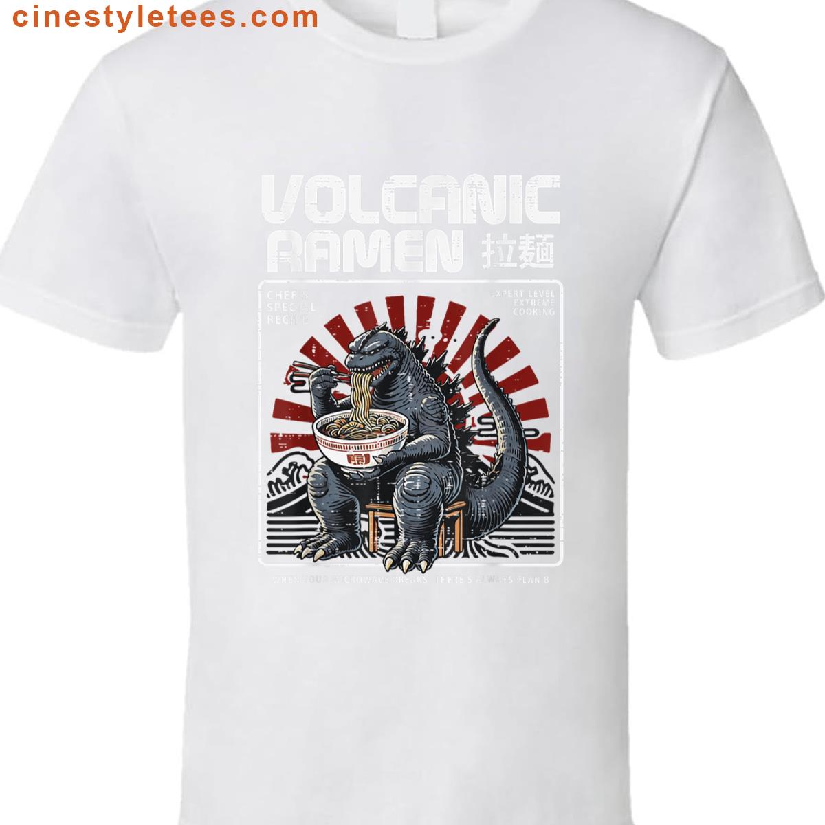 Japanese Ramen Monster Kaiju Shirt