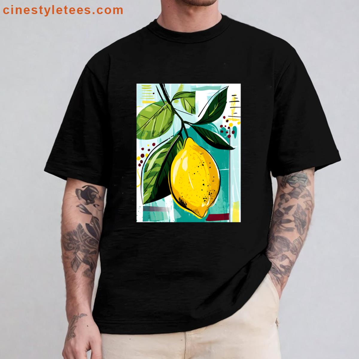 Lemon On The Vine Yellow Shirt