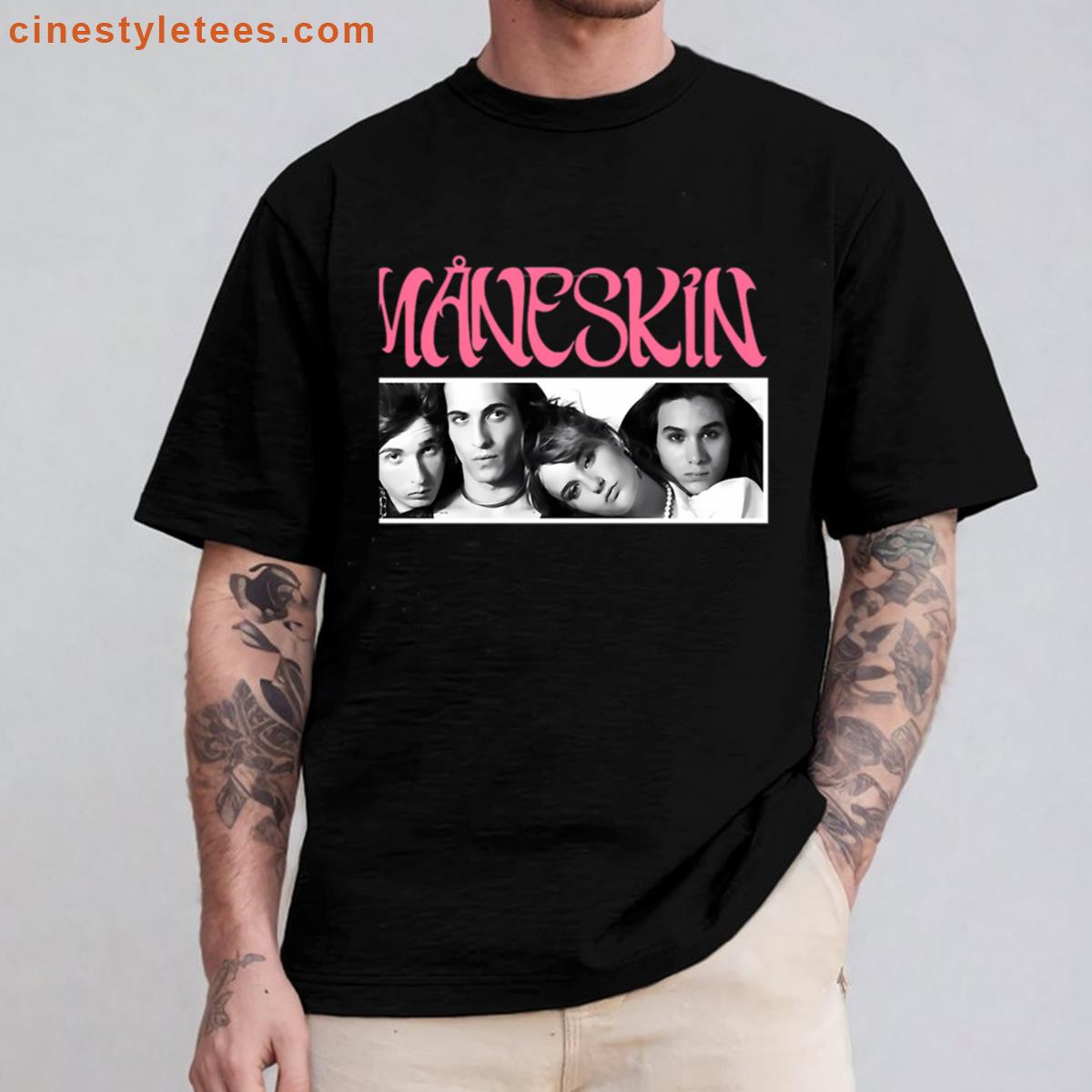 Maneskins Band Graphic Tee Shirt