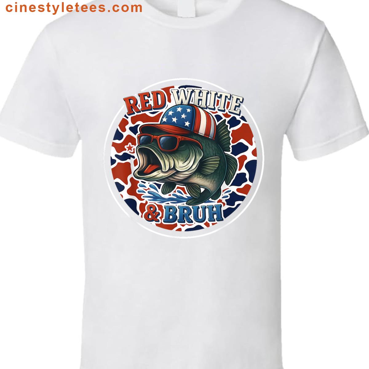 Patriotic America Fishing Shirt