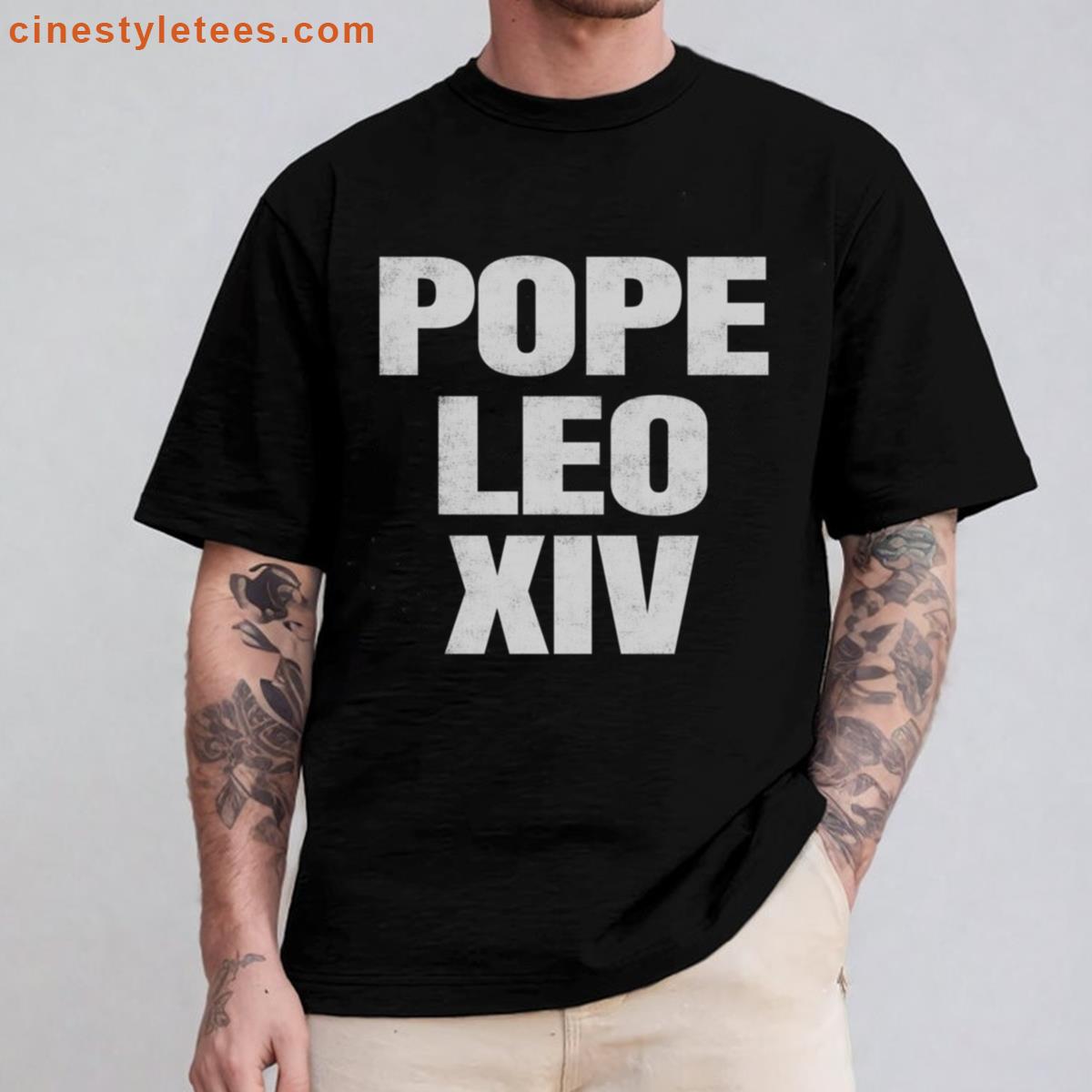 Pope Leo Xiv Design Shirt