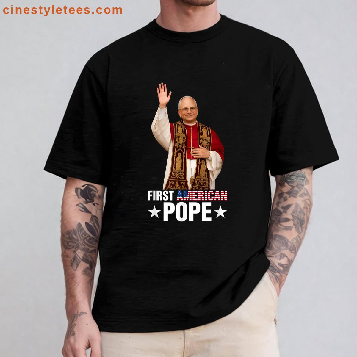 Pope Leo Xiv Patriotic Shirt
