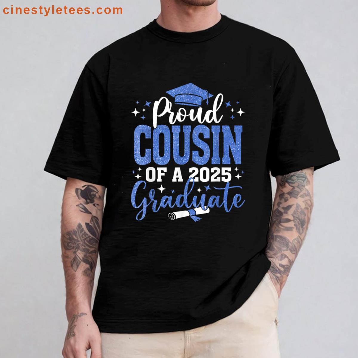 Proud Cousin Class Of 2025 Graduate Shirt