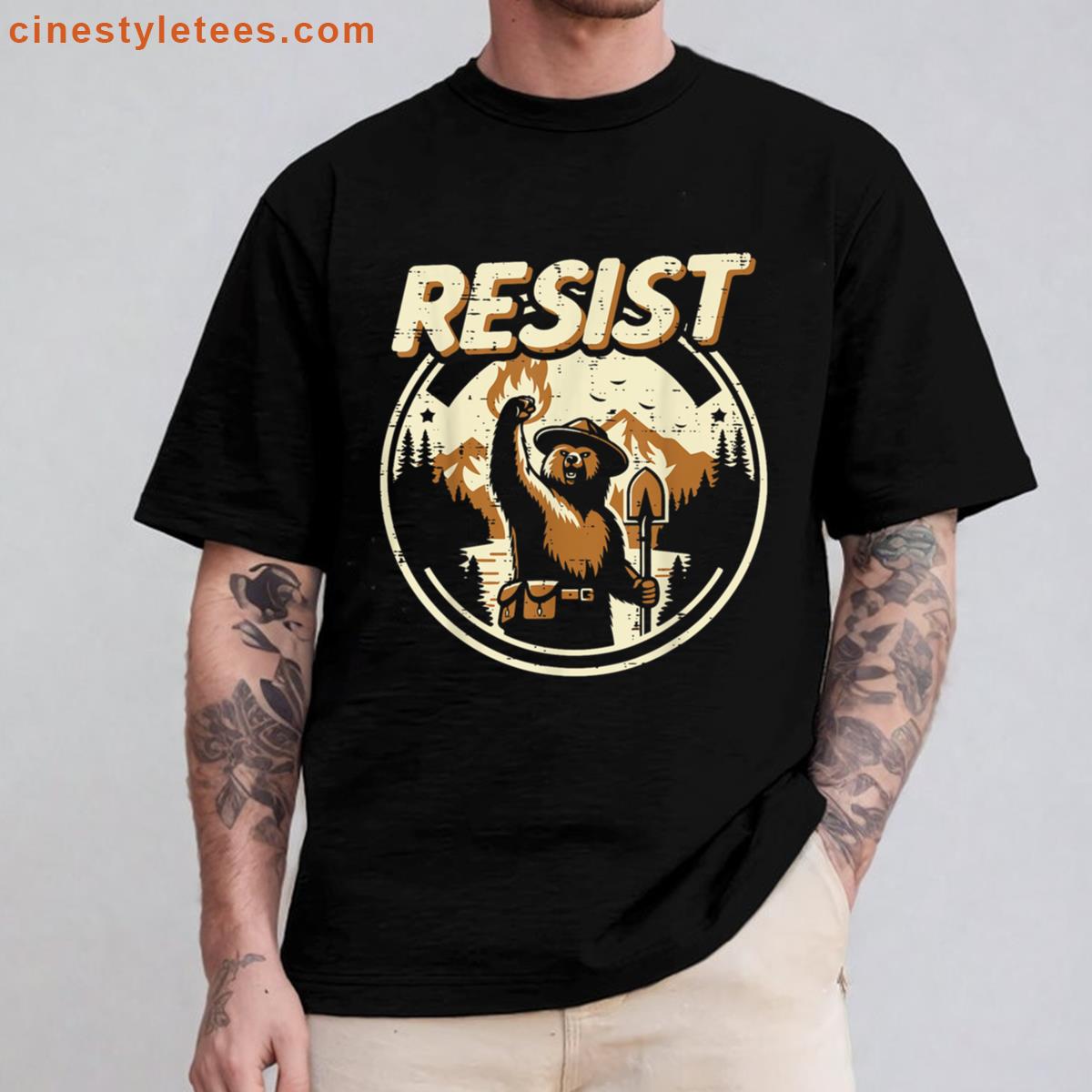 Resist Bear Protest Shirt
