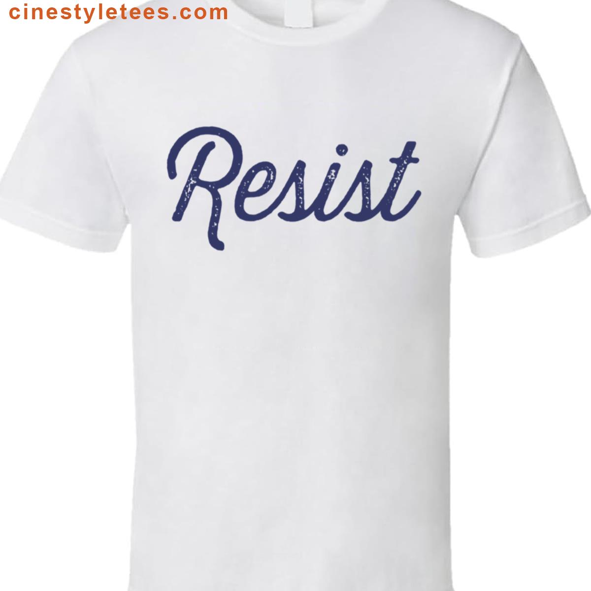 Resist Denim Graphic Shirt