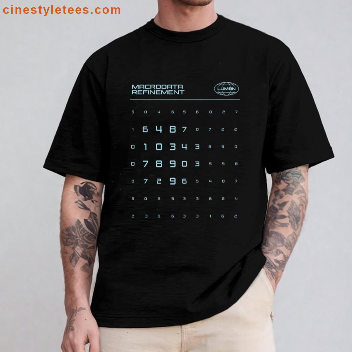 Scary Numbers Severance Theme Shirt