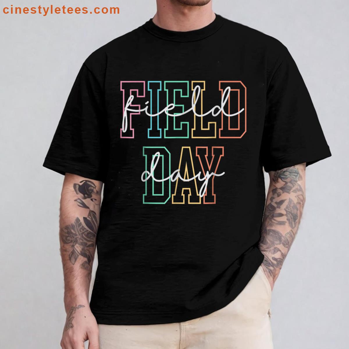 School Field Day Happy Teacher Shirt