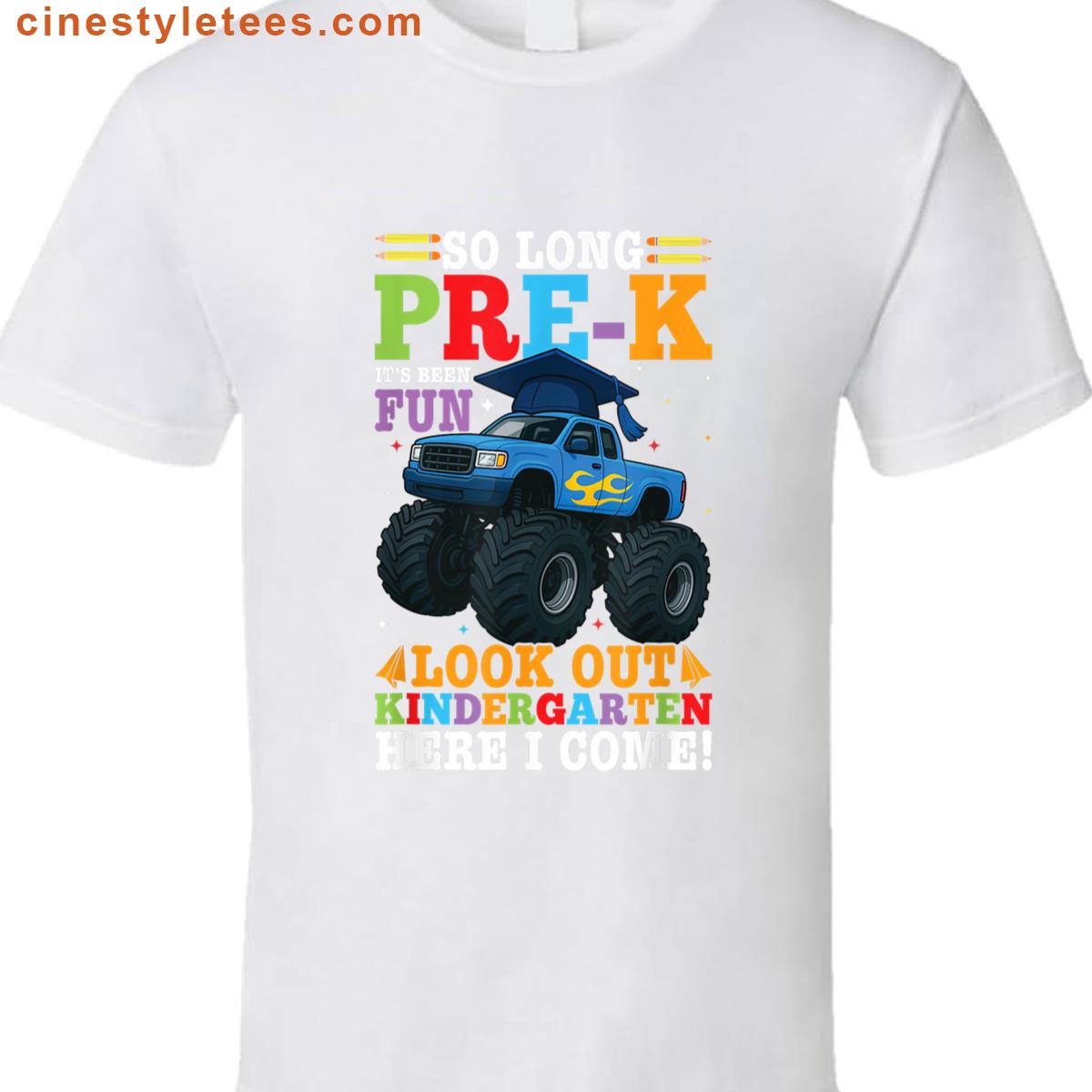 So Long Pre K Graduation Shirt