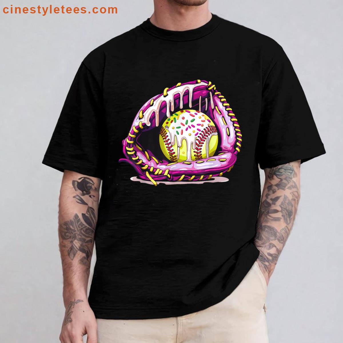 Softball Drip Ice Cream Shirt