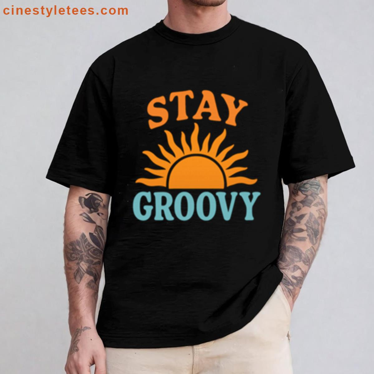 Stay Groovy Oversized Shirt
