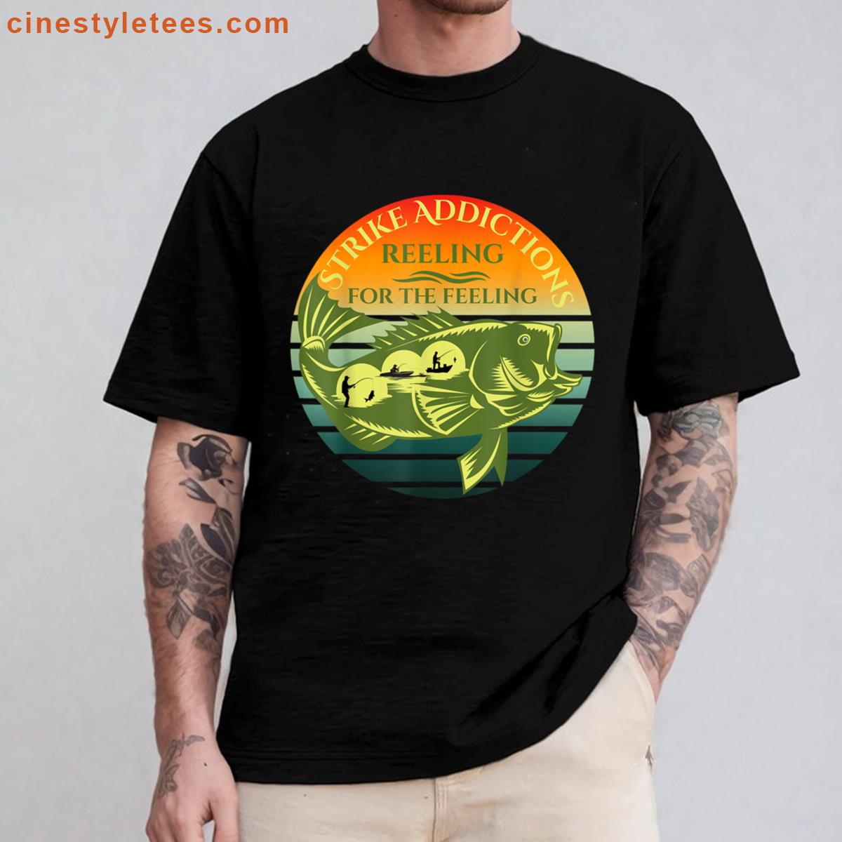 Strike Addictions Vibrant Design Shirt