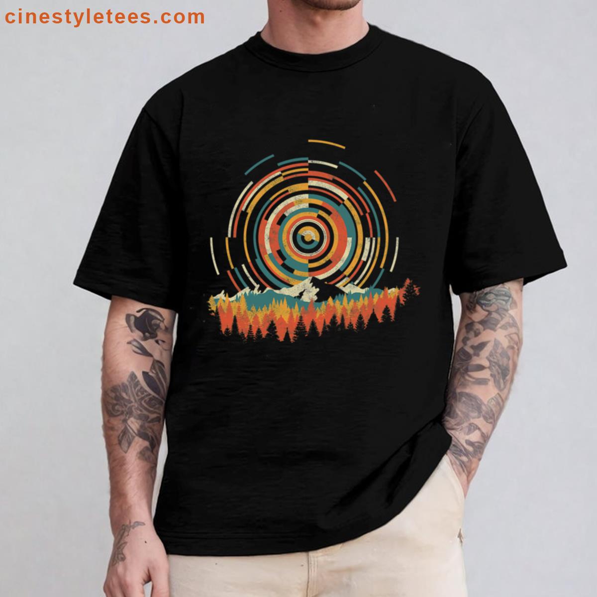 The Geometry Sunrise Art Shirt