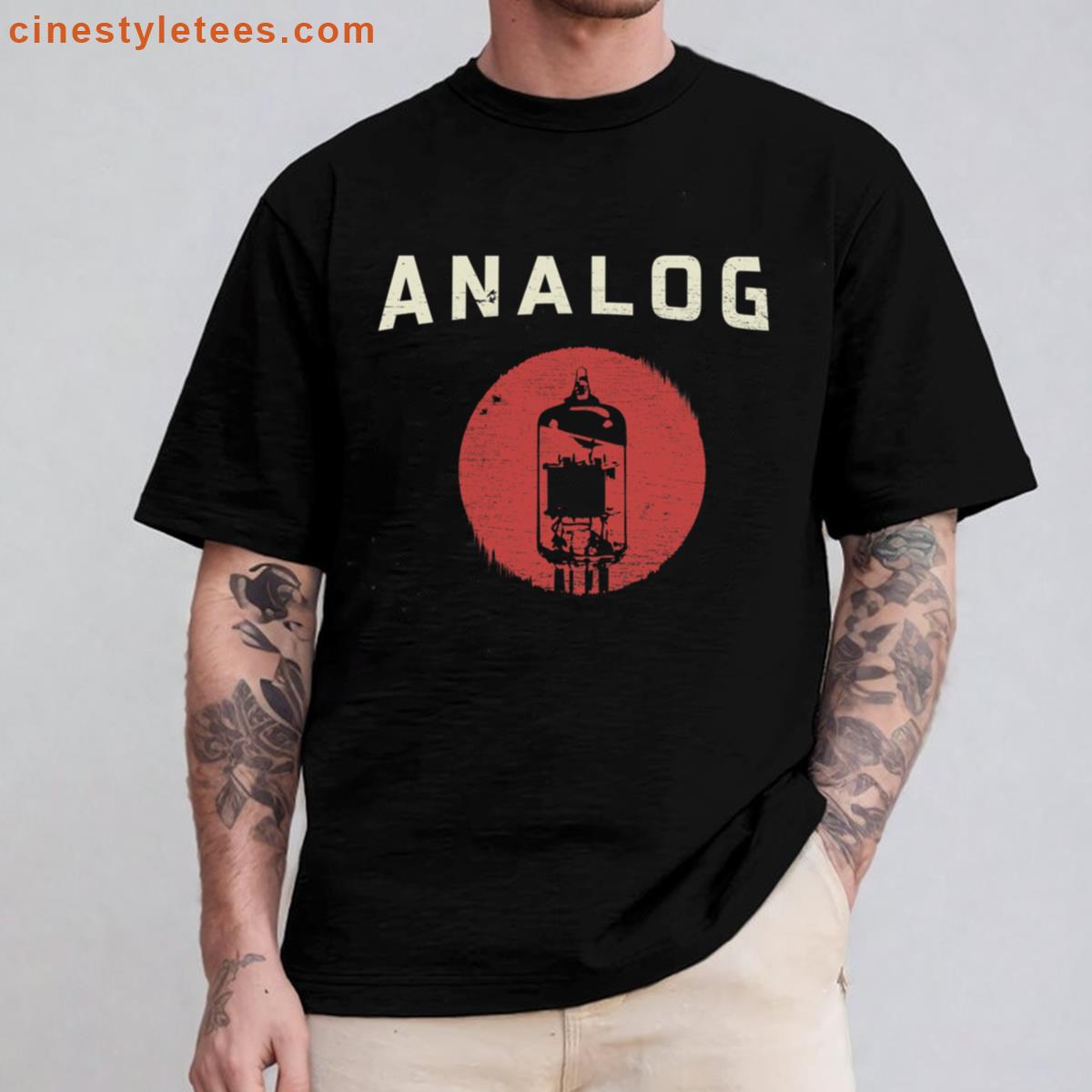 Vacuum Tube Analog Distressed Shirt