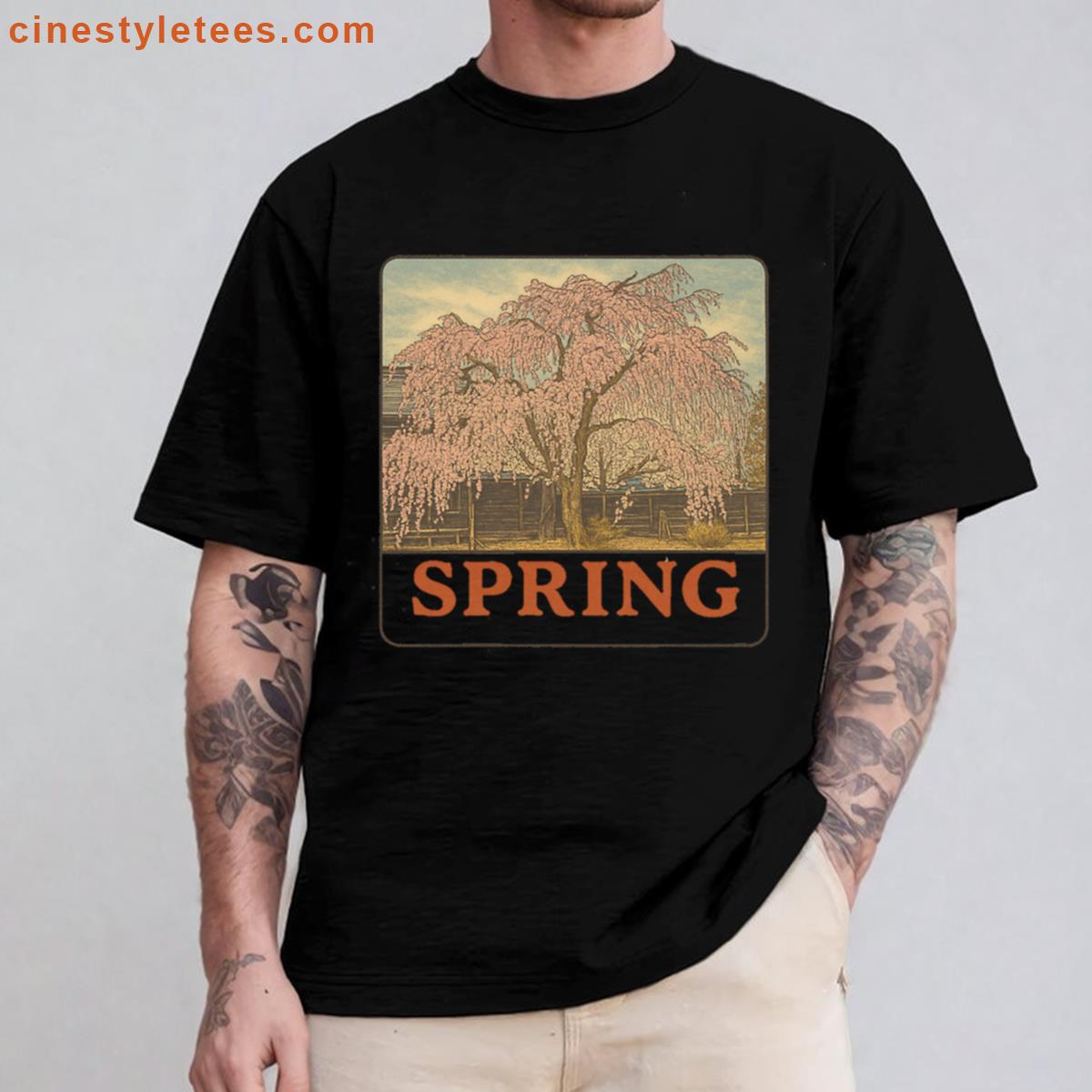 Weeping Cherry Spring Shirt