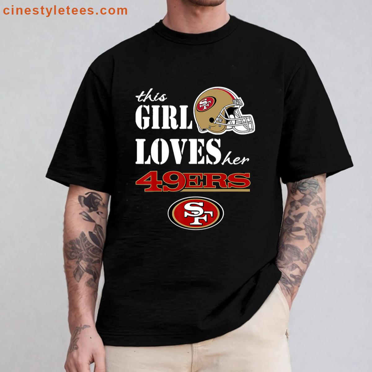 49er Football For Her Shirt