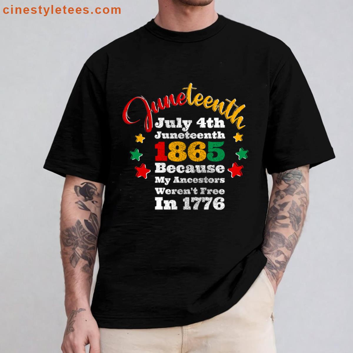 Juneteenth 1865 Ancestor Freedom Shirt